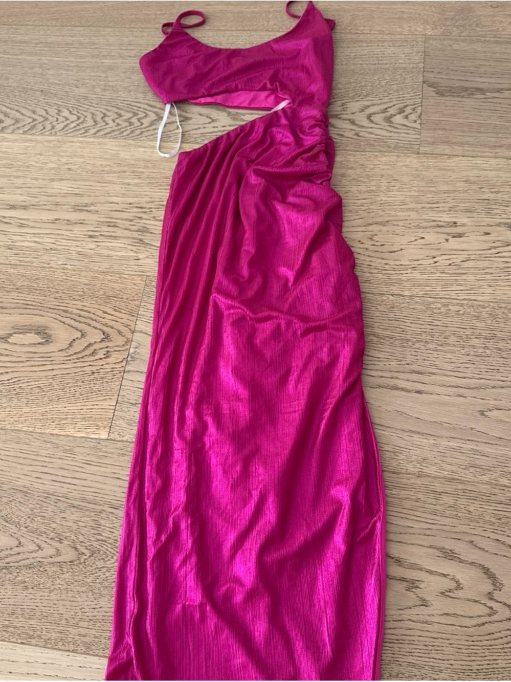 superdown Hot Pink Slip Dress